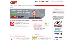 Desktop Screenshot of cib.de