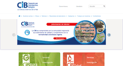 Desktop Screenshot of cib.org.co