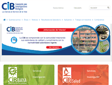 Tablet Screenshot of cib.org.co