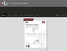 Tablet Screenshot of cib.ind.br