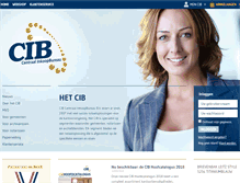 Tablet Screenshot of cib.nl
